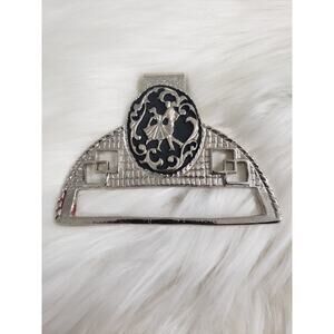 Vintage Ballet Dancing Towel Holder Hanger Metal Belt Clip‎ Dancer Decor Vanity